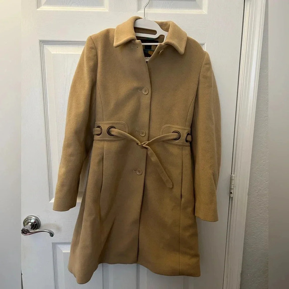 ! Via Spiga Wool Peacoat sz 4 - Picture 1 of 5